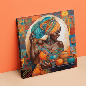Toile d'art afro-américain, art noir, art africain