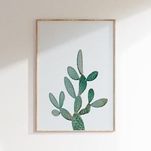 Blauer Kaktus Wohnkultur, Boho Arizona Wandkunst, Kaktus druckbar, blauer Kaktus Poster, Büro Wandkunst, Boho Kaktus Fotografie blau getönten Kunst