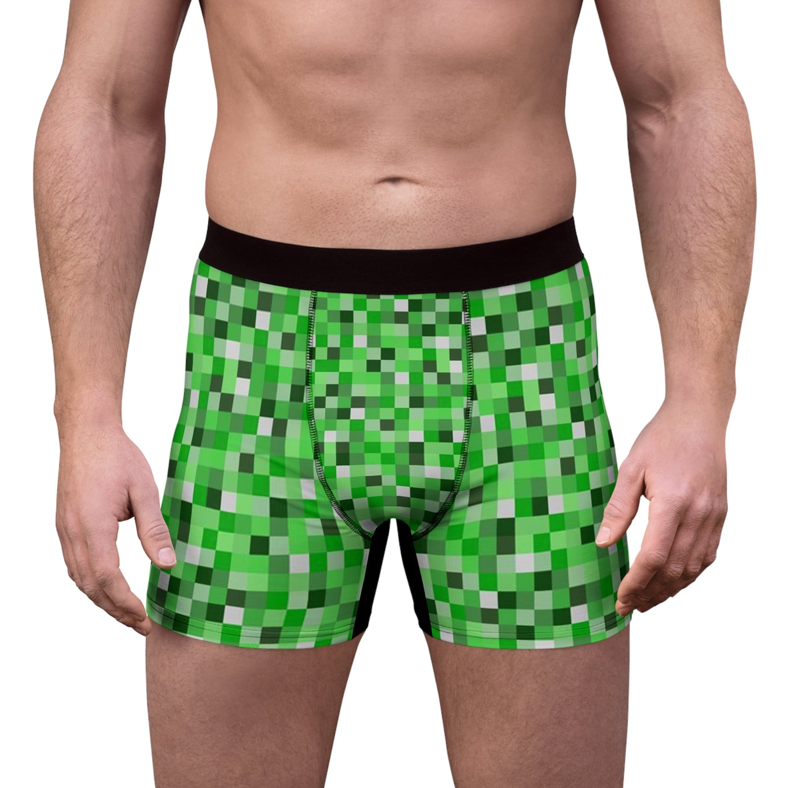 Creeper Minecraft Boxer Briefs, Soft and Comfortable, Unisex Men Etsy