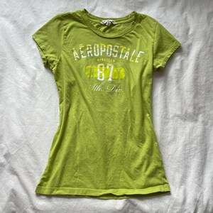 T-shirt homme AERO Aeropostale gris logo graphique col rond