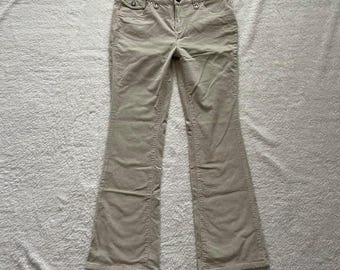 Y2K 725 Originals Tan Corduroy Flare Pants