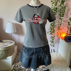 Disney Mickey Mouse grey baby tee image 1