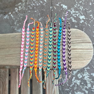 Colorful statement friendship bracelets gift