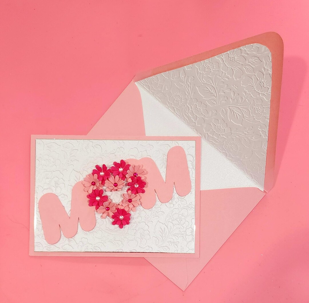 Mother's Day Card With Lined Envelope - Etsy