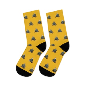 Overwatch Wrecking Ball Retro Socks, Overwatch Socks, Overwatch Pixel Spray, Overwatch Gift, Video Game Socks, Gaming Socks, Socks for Kids