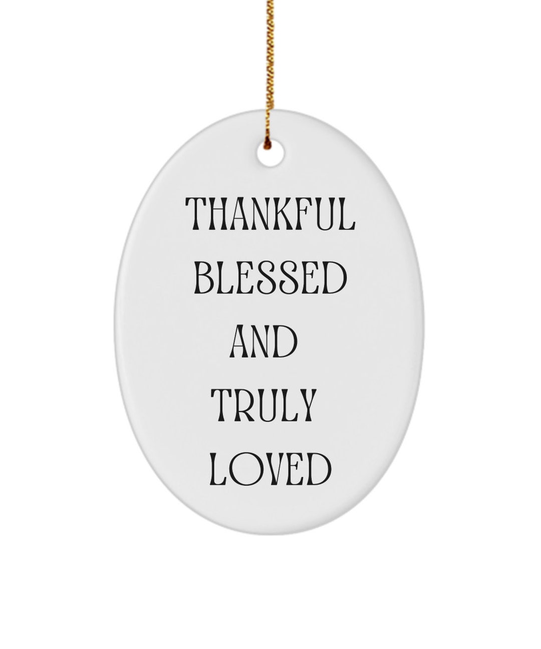 Ornament Gift, Christmas Ornament, Oval Ornament, Seasonal Gift