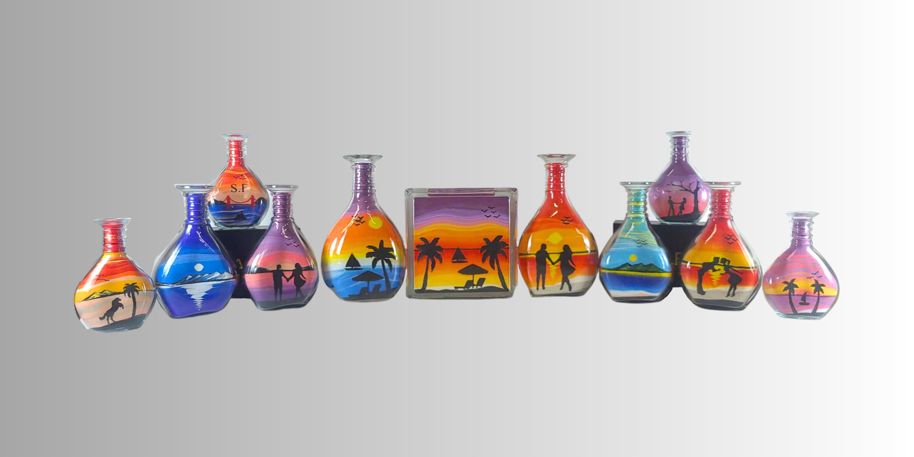 Create Your Own Sand Art Bottle 100 Handmade Etsy