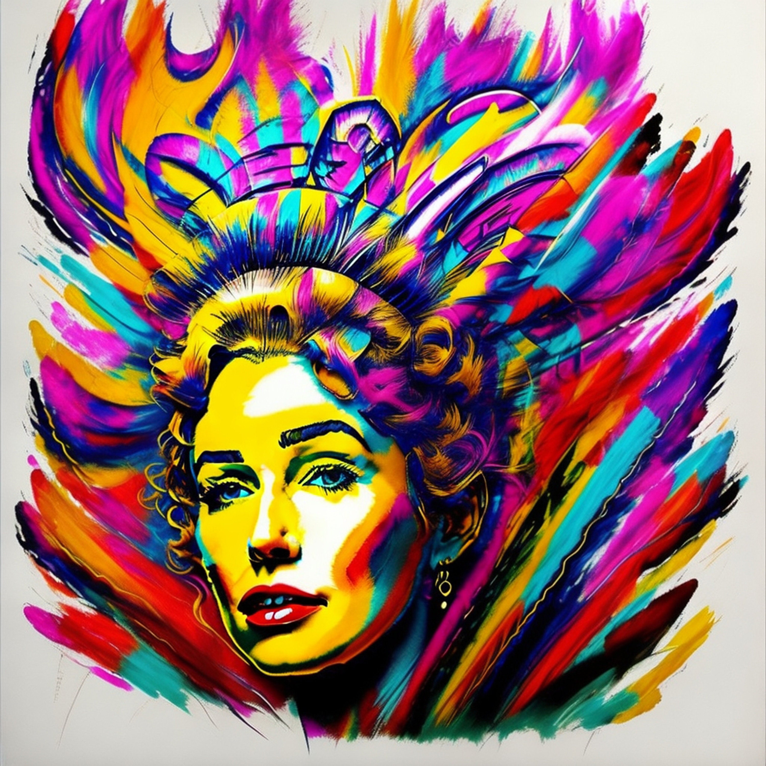 10 Pop Art Visions Whimsical Digital Prints for Art Etsy