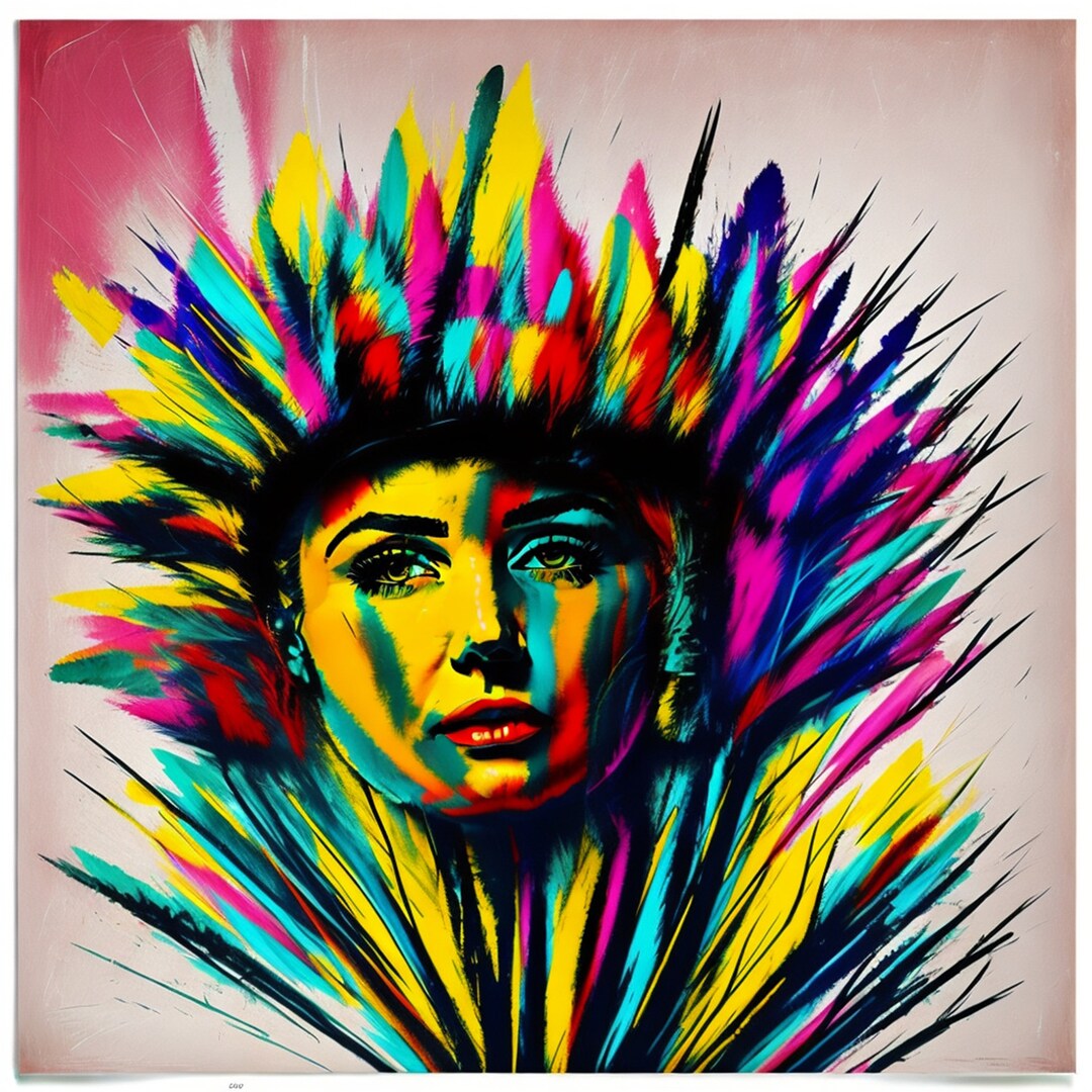 10 Pop Art Visions Whimsical Digital Prints for Art Etsy