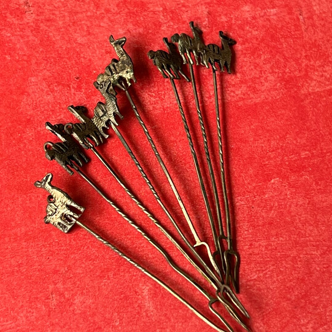 Alpaca Llama Horse Fork Cocktail Picks Set of 8 C171 Etsy