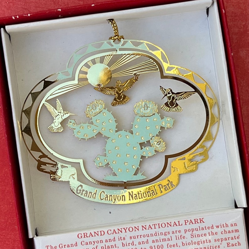 Grand Canyon National Park Brass Ornament Etsy
