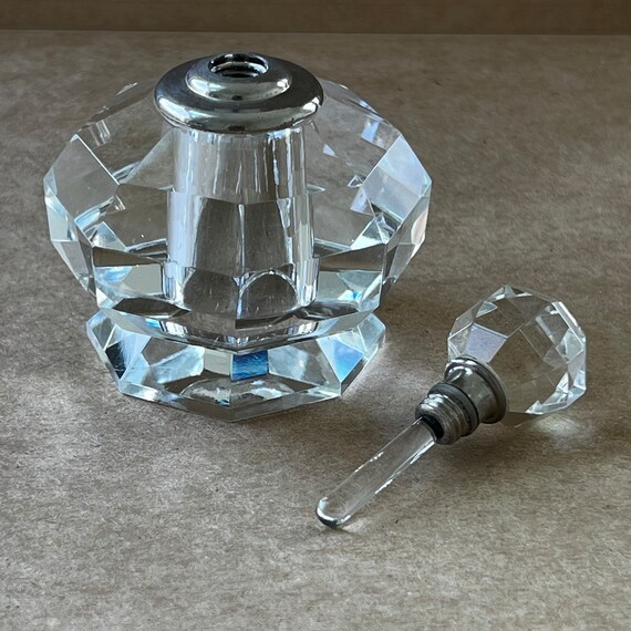 vintage perfume bottle glass - image 4