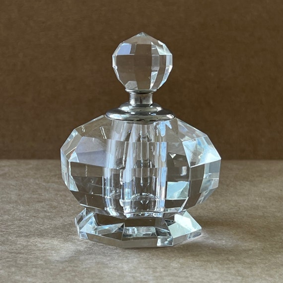 vintage perfume bottle glass - image 3