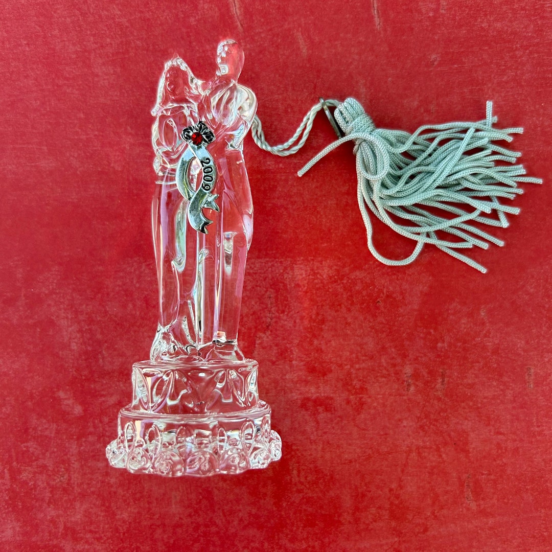Lenox Crystal Bride Groom Ornament Holiday Decorations A23 Etsy