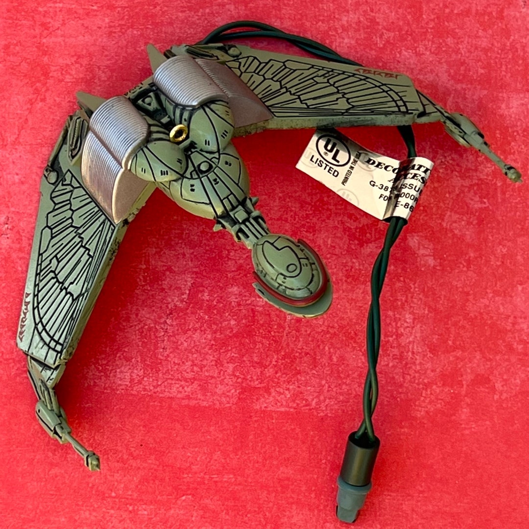 Klingon bird of prey christmas ornament
