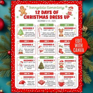 list of holidays to dress up as The Ultimate Christmas Dress Up Days for School, Work and Parties
