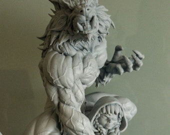 The Big Bad Wolf and Little Red STL