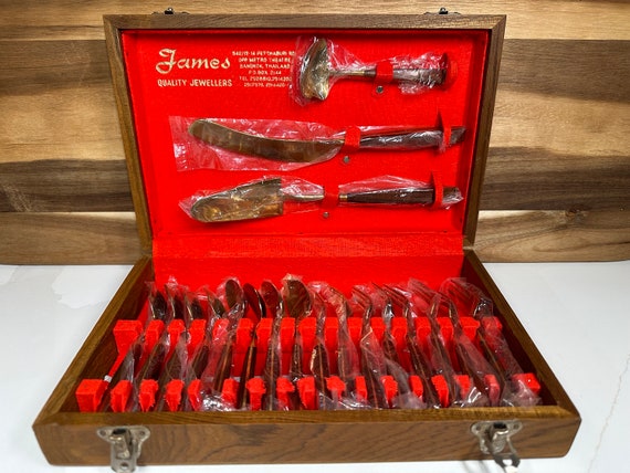 アンティークティーナイフ6本セット(box入り)ジェームスワーカー