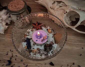 Salt Bowl Kits for Intuition and Dreamwork [Ritual Supplies | Crystals | Altar Decor]