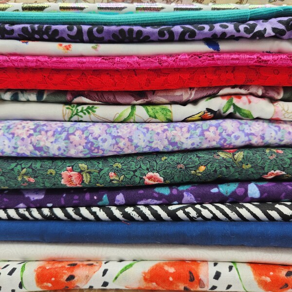 Fabric by the Pound Etsy