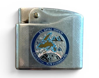 Vintage 1950s Rowenta Snip Petrol Lighter – US Naval Station Argentia Newfoundland