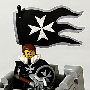 Lego Castle Fabric Flags, Various Styles and Factions. Minifigure Scale ...