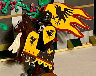 Lego Castle - Fabric Horse Barding - Medieval Jousting