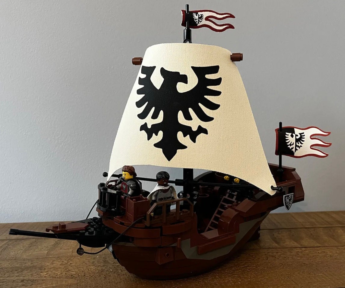 Lego pirate ship sails sale