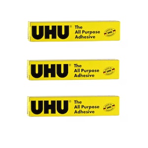 3 - Adhesivo multiusos UHU de 20 ml cada uno