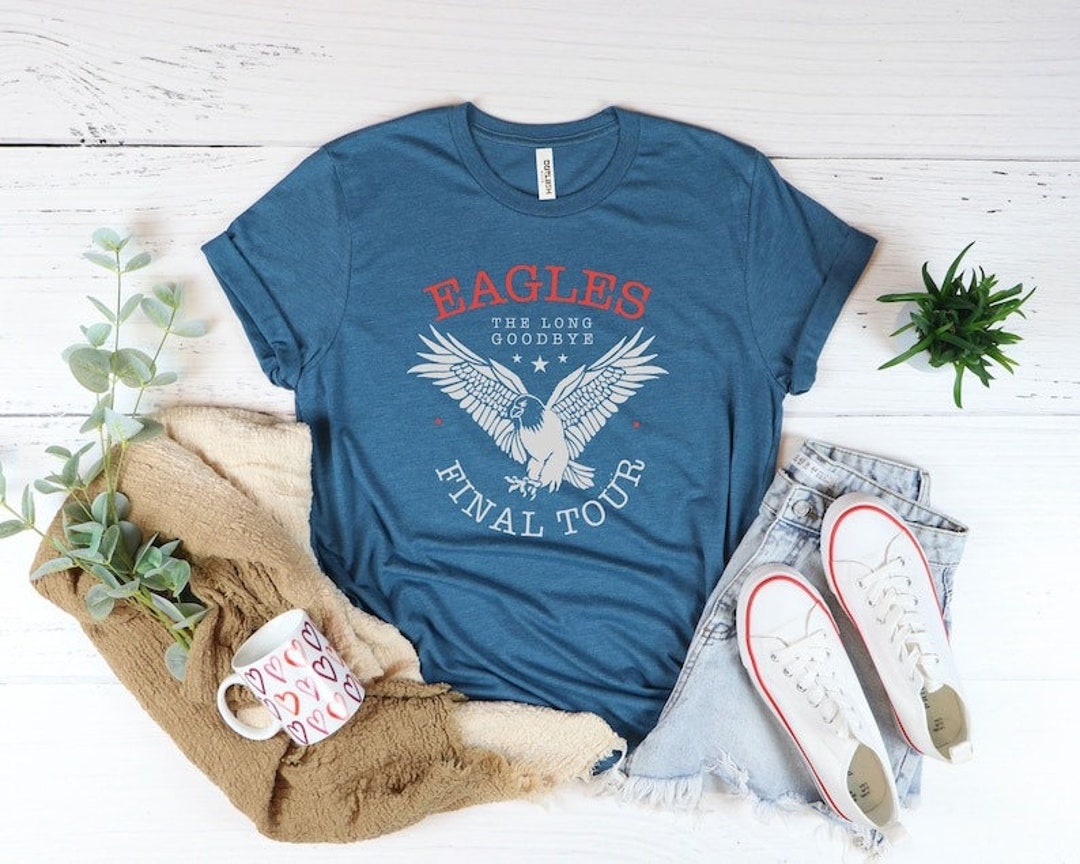 Vintage Eagles Band Shirt Eagles the Long Goodbye Shirt Eagles Etsy