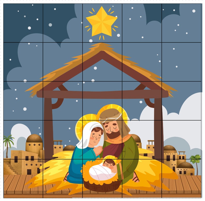 Printable Intermediate Level Advent Verse Cards for Kids the Christmas ...