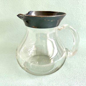 MCM Dorothy Thorpe Pitcher with Silver Rim