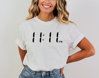 11 11 Shirt Comfort Colors | Angel Number Shirt | Make a Wish Tee | Spiritual Gift | Manifestation Shirt | 1111 Angel Number Comfort Colors