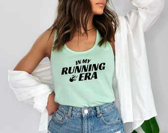 In My Running Era Tank Top, 5K Marathon Tanks Tops, Funny Runner Mom Gift, Gym Run tshirt, Athlete Girlfriend, Workout Mom Outfit