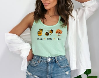 Womens Tanks, Gym Tank Top, Workout Tank Top, Fall Workout Tanks, Fitness Tank, Active Wear, Women Tops, Workout Shirt