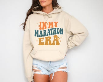 Sudadera con capucha "In My Marathon Era" - Sudadera con capucha para correr - Suéter para maratonistas, suéter para corredores