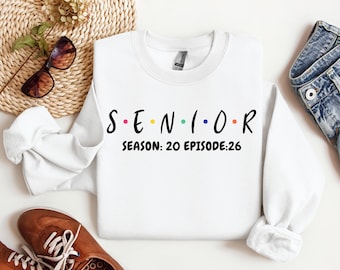 Senior 2026 Sweatshirt Class of 2026 | School Spirit Graduation Gift | College Senior Crewneck | Graduation Gift for Her | Senior Sweater
