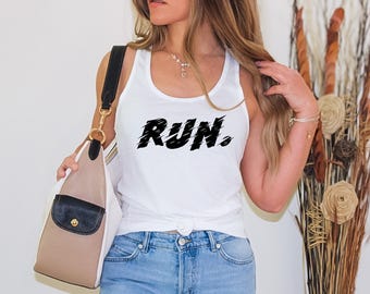 Running Tank Top Women | Runner Gift for Her | Marathoner Tank | Race Day Outfit | Womens Running Shirt | Running Gift Women