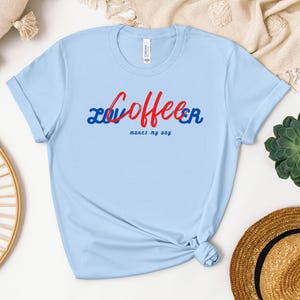 Coffee Lover Shirt - Coffee Mom Gift - Caffeine TShirt 画像 3