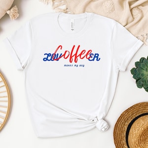 Coffee Lover Shirt - Coffee Mom Gift - Caffeine TShirt 画像 1