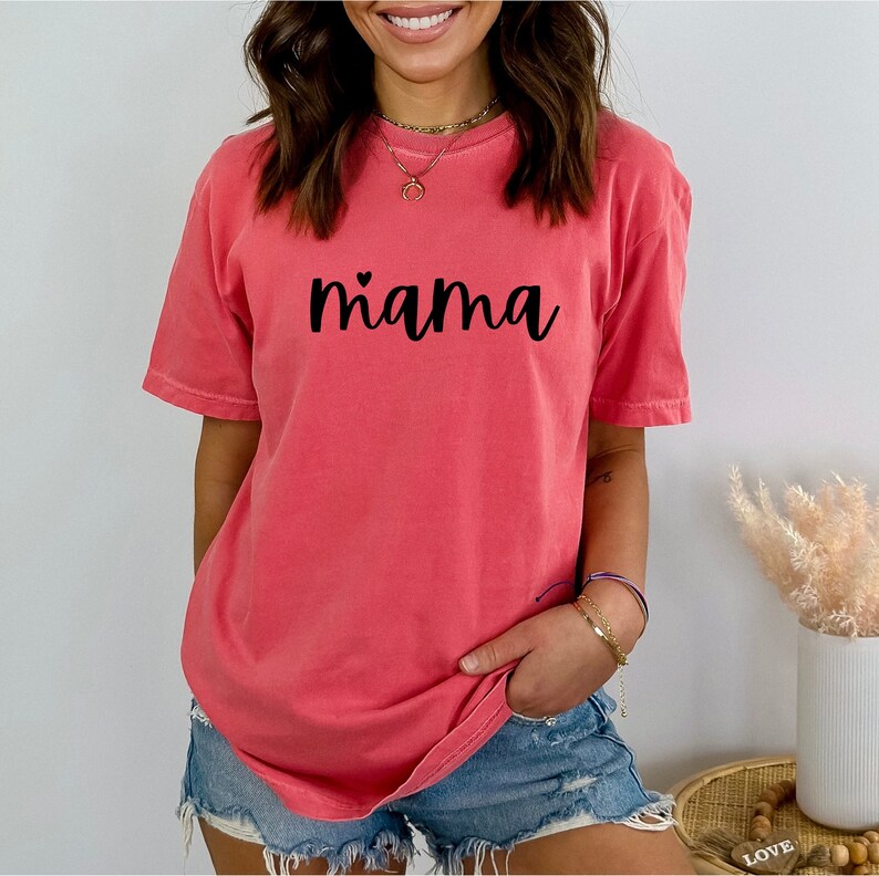 Mama Comfort Colors Shirt, Gift for Mom, Mom Shirts, Mother's Day ...