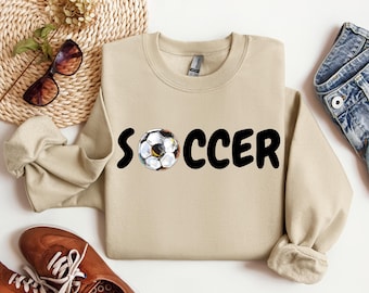 Soccer Crewneck Sweatshirt | Soccer Mom Gift | Soccer Dad Shirt | Soccer Player Gift | Game Day Sweater | Soccer Coach Gift | Soccer Team