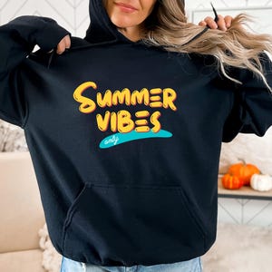 Summer Vibes Hoodie, Beach Hoodies for Women, Summer Gifts, Summer Clothes, Sunset Hoodie, Sunshine Hoodie, Men Summer Outfit