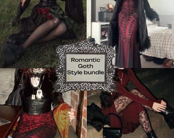 Romantic Goth Vintage custom & personalized mystery bundle! vampirecore vampire goth thrifted style box