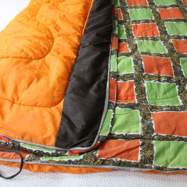 Vintage 1970s sleeping bag