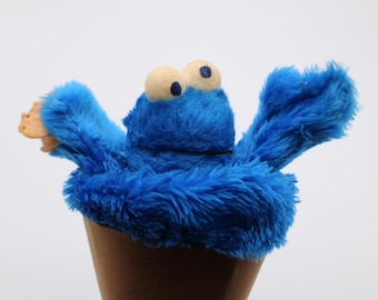 ヴィンテージ APPLAUSE クッキーモンスター クラシック ハンドパペット