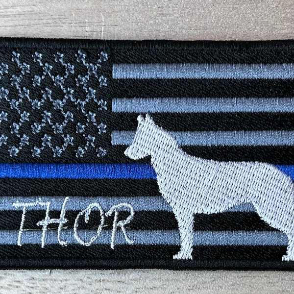 Police K9 Patches, custom police K9 patches, Personalized police K9 patches