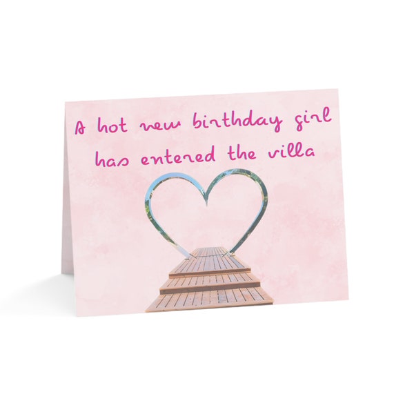 Bombshell Villa Birthday Card - Blank Inside| For her