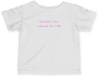 Island Baby Love Custom Personalized Infant Jersey Tee | Baby has entered the villa | Multiple Sizes and Colors