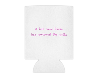 Love Island UK Bachelorette Bride Dosenkühler / Koozie- Slim oder Regular Size
